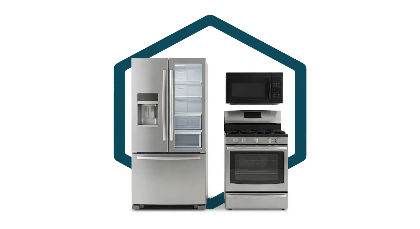 Refrigerator, oven and microwave appliances